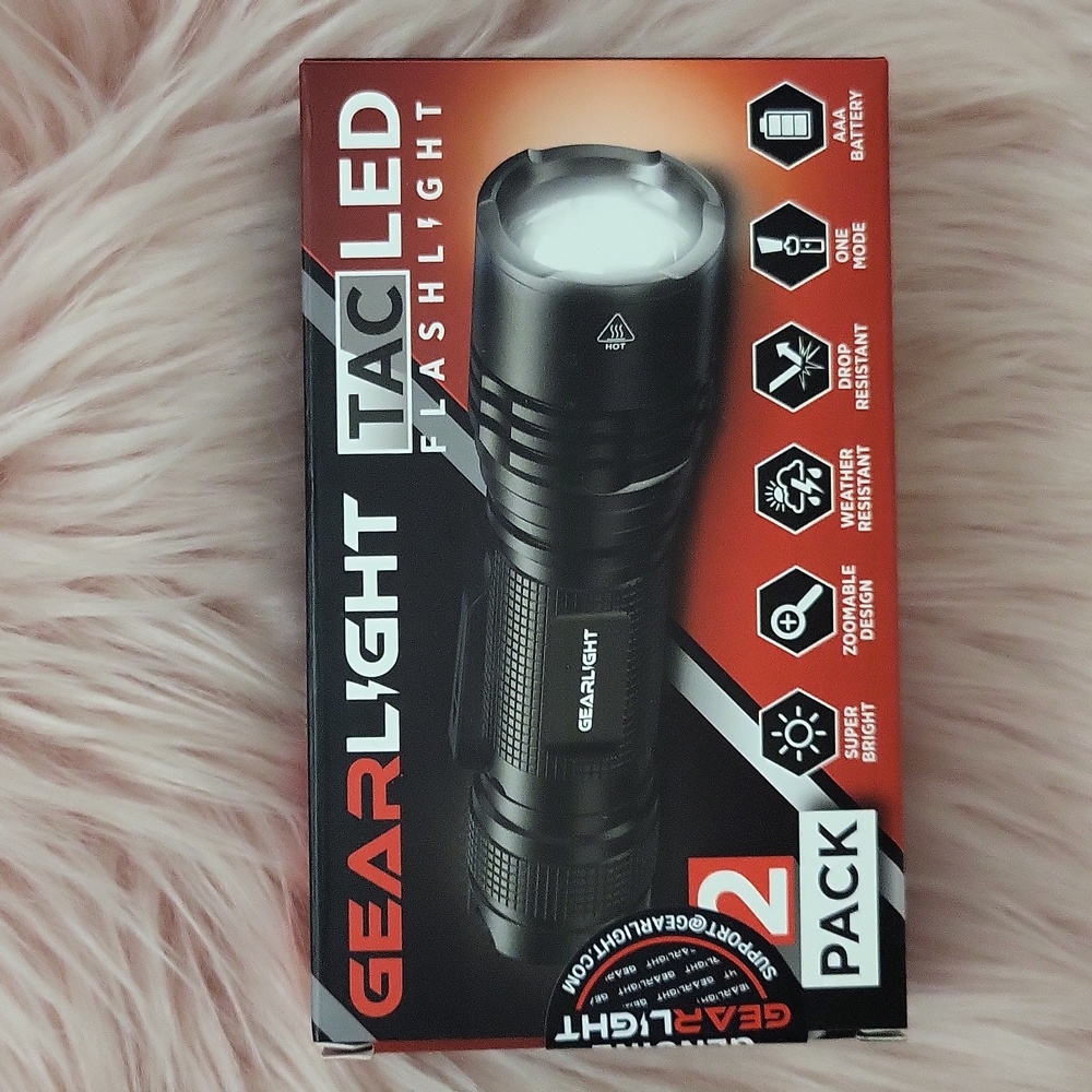 Brand New GEARLIGHT TAC LED FLASHLIGHT-2CT.